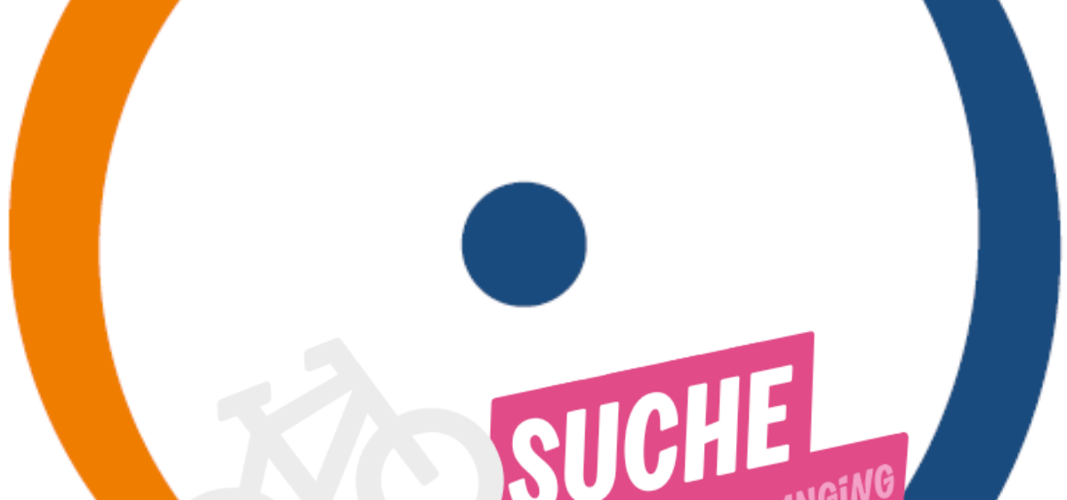 Das ADFC Kringel-Logo kombiniert mit dem Changing CIties Slogan